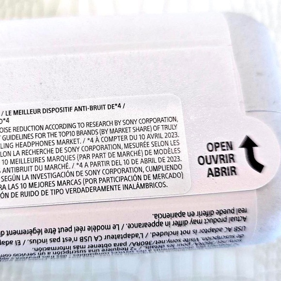 Factory Sealed Sony WF-1000XM5/B The Best Wireless Bluetooth Earbuds - Black - Picture 4 of 6